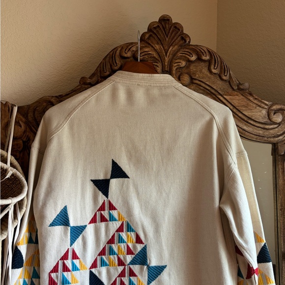 Faherty X Yellowtail Collab Native Bomber Jacket Size Medium - Picture 3 of 9